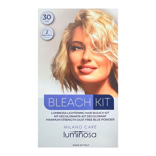 Milano Care Luminosa Bleach Powder-30 Vol Kit-2 Applications-Lifts up to 7 levels