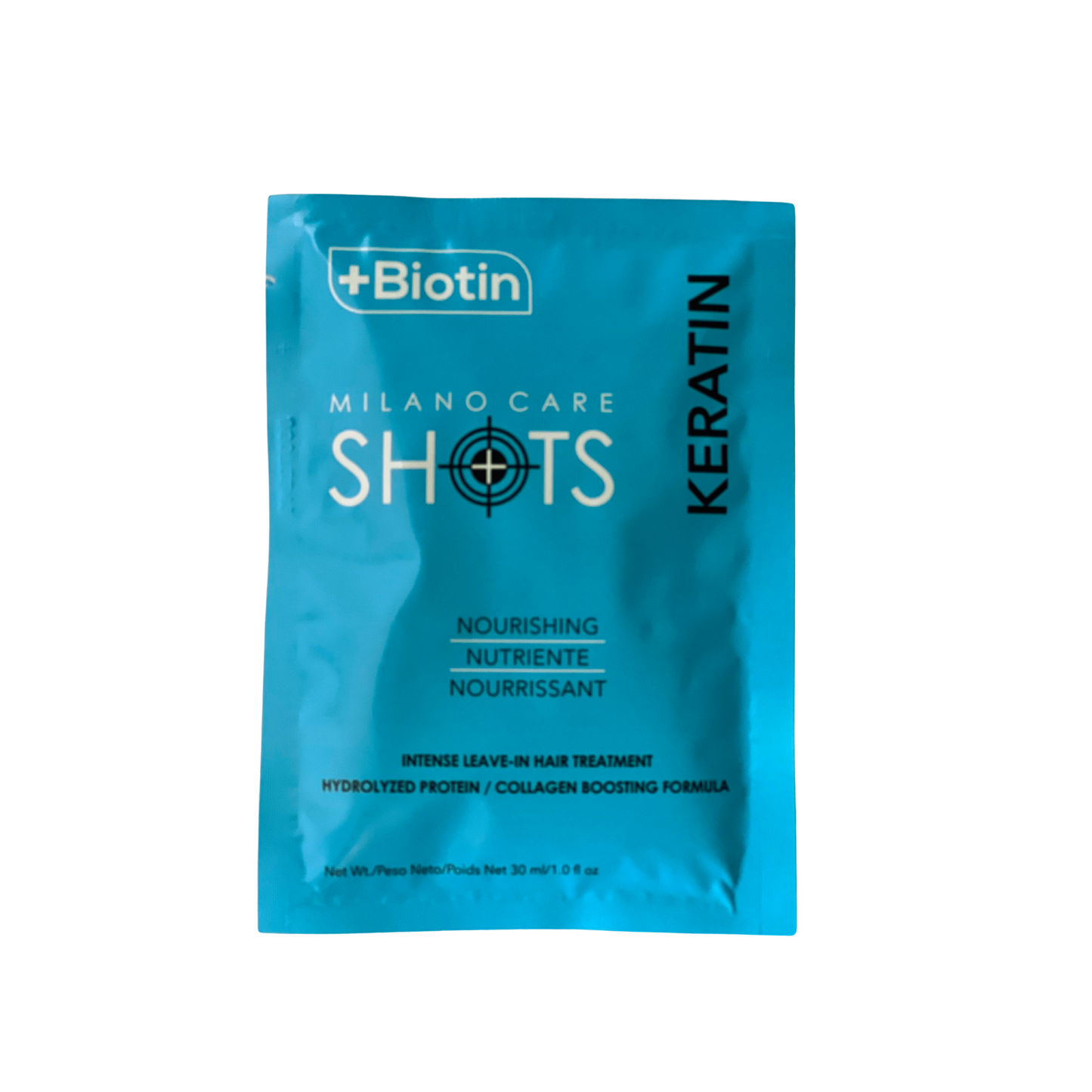 Milano Care Shots – Keratin 30 m/1.0 fl oz NOW with BIOTIN