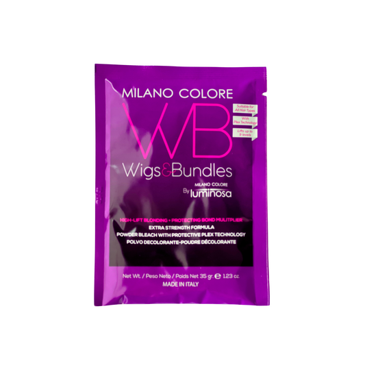 Milano Care WB -Wigs and Bundles-Bleach Powder 1.23 oz/35 gr. Lifts up to 9 levels