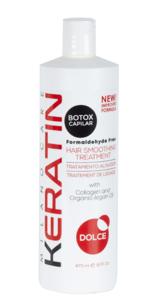 Milano Care Keratin Hair Treatment 16 fl oz/500 ml-Formaldehyde Free
