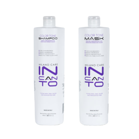 Milano Care Color Tone Shampoo and Mask Set 33.8 fl oz/1000 ml