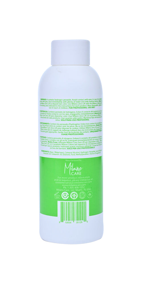 Milano Colore Peroxide Cream Zero Lift- for Semi Permanent, Toner and Color Adjustment