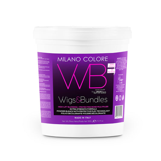 Milano Care WB -Wigs and Bundles-Bleach Powder 17 oz/50 gr. Lifts up to 9 levels