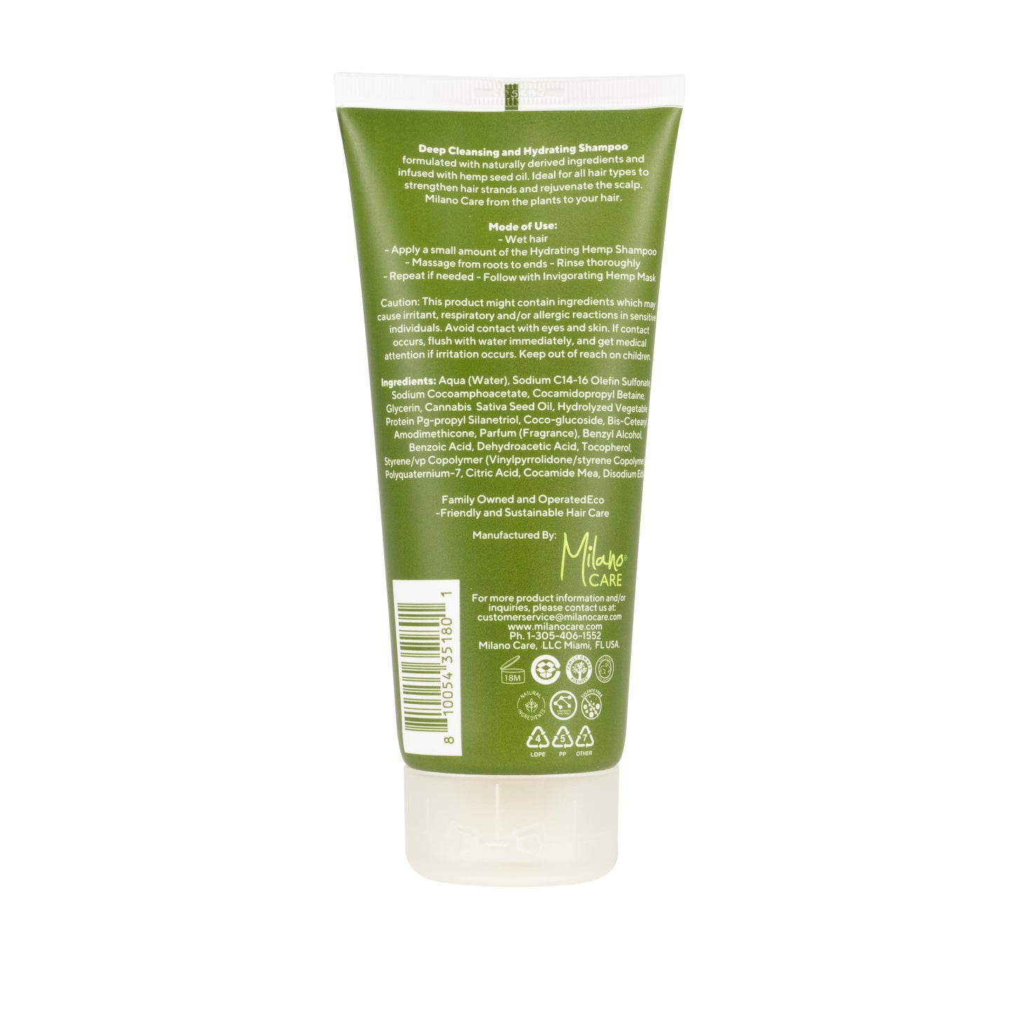 Hemp Care Shampoo 6.8 fl oz/200 ml